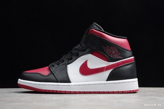 Bred 1 Air 554724-066 554724-066  Toe Mid Jordan 1004